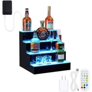 4层16英寸亚克力LED酒架 50%OFF