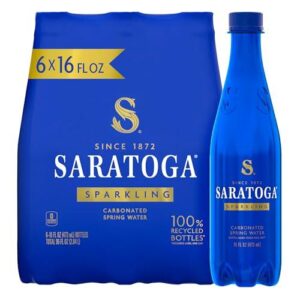 Saratoga 气泡矿泉水瓶（6瓶/PET材质） 50%OFF