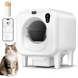 自动清洁猫砂盆(大号/APP控制/多猫/静音) 48%OFF