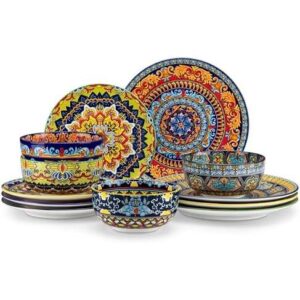 vancasso/12件套防刮瓷质餐具组 50%OFF