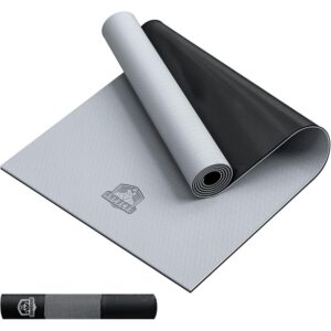 HAPBEAR Large Yoga Mat - 72"x36" Extra Wide Exercise Mat - 1/4" Thick Dual Color PVC | Anti-Slip Surface & High Cushioning - Ideal for Yoga, Pilates & Home Workouts - Bonus Mesh Bag  -44%