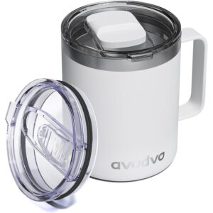 avodvo 12盎司带盖保温咖啡杯 -61%