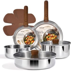 CAROTE 13件套三层不锈钢锅具 50%OFF