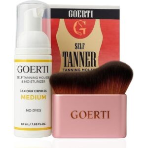 GOERTI 自助美黑慕斯与晒黑刷套装  50%