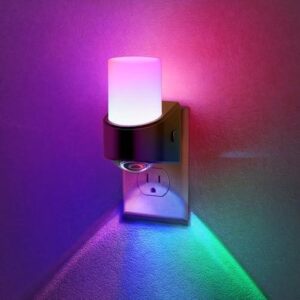插墙式LED智能光感夜灯(自动感应/多色) 68%OFF