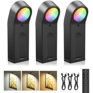 爱飞墙上景灯：带远程定时器的紧凑型可充电无线艺术灯  47%OFF