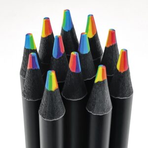 OHOME开学用品——12支彩虹彩色铅笔——复活节游戏、儿童手工艺品、美术用品 50%OFF