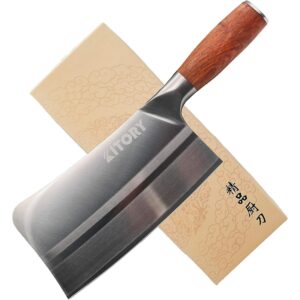 Kitory Chinese Chef Knife 7英寸，超锋利德国钢刀  -50%