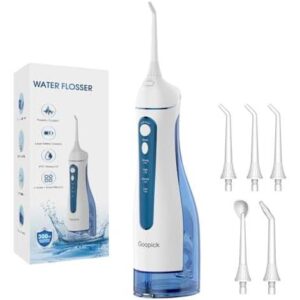 300ML无线冲牙器(5喷头/IPX7防水正畸专用蓝) 58%OFF