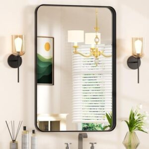 24×36英寸黑色浴室镜 46%OFF