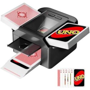 自动洗牌机(1-2副/USB-C充电/静音/可携/扑克/UNO) 40%OFF