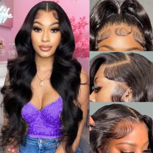 Worldnewhair 13X6 蕾丝前额假发 身体波浪人发 26英寸  -50%