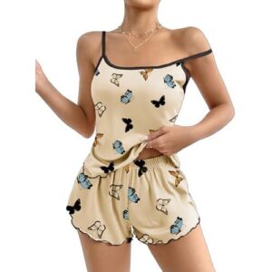 女士两件套可爱印花睡衣 55%OFF