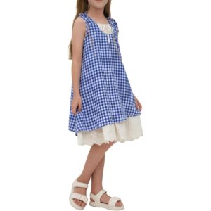 HUNAIF 女孩夏季连衣裙，儿童可爱中长休闲夏日裙  -67%