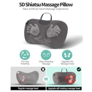 按摩枕(指压热敷/肩颈深揉/便携手提) 49%OFF