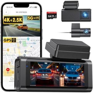 行车记录仪(前后双录4K/WiFi+GPS停车监控) 50%OFF