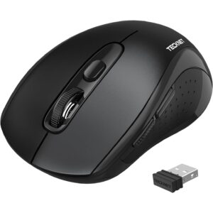 TECKNET蓝牙鼠标（BT 5.0/3.0+2.4GHz），6级4000 DPI笔记本电脑无线鼠标  -43%