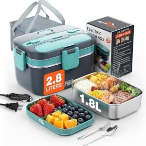 2.8L电加热饭盒(100W/车载便携/防漏可洗碗机清洗） 48%OFF