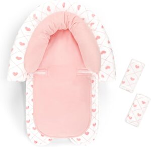 婴儿汽车座椅内垫(头部+身体支撑/2带垫) 52%OFF