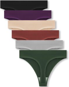 女士无痕隐形透气丁字裤6条装 50%OFF