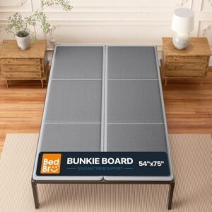 床板(10mm厚/54"x75"/灰/防塌陷静音/透气低矮/适配金属框架) 50%OFF