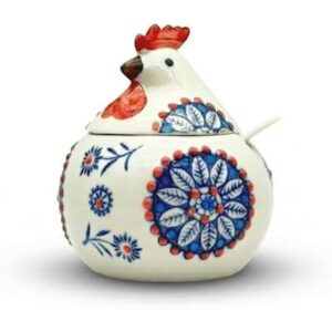 蜗牛屋盐窖带盖子和勺子 52%OFF