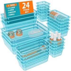 WOWBOX 24 PCS Plastic Drawer Organizer Set 50%OFF