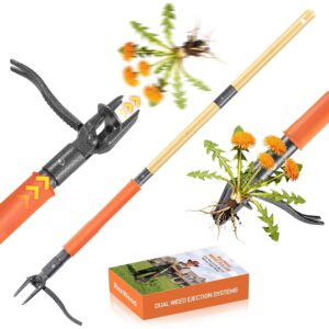站立式四爪除草器(深根拔取/双弹射设计） 51%OFF