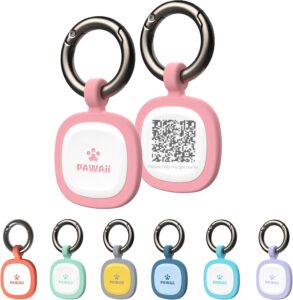 Pawaii 静音硅胶狗识别牌，可修改宠物在线资料和紧急联系人   40%OFF