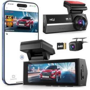 64G前后双录行车记录仪 (4K+2K 超清 / 夜视监控) 68%OFF