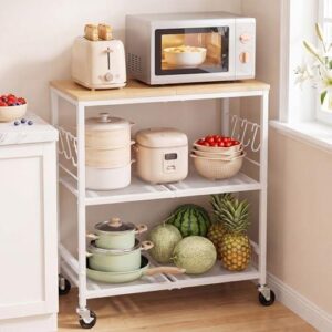 Rolling Kitchen Microwave Cart 42%OFF