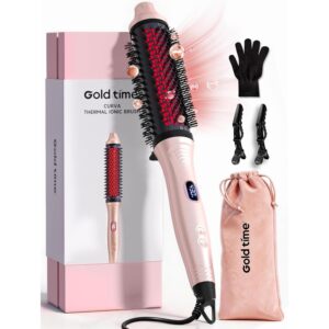 Infrared Thermal Brush, 2026 Upgrated Negative Ion Thermal Round Brush for Women Girls Hair Care, Larger Barrel for Faster Blowout, 6-Temp, Dual Voltage, No Damage, LED Display, 1.7 Inch Salon Styler  -40%