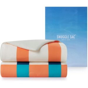冷感夏凉被(双人/地中海条纹/Q-Max>0.45/双面透气） 47%OFF