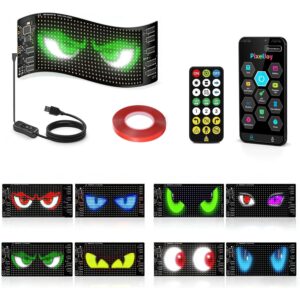 dalattin Devil Eyes 挡风玻璃灯，6.81“x2.75” 高亮度 USB LED 显示屏 -58%
