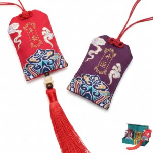 Omamori Good Luck Charm - 3-in-1 Feng Shui Amulet Set for Car, Wallet & Home - 2026 Year of the Horse Protection Gift -50%