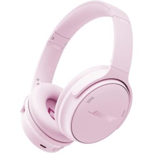 Bose QuietComfort Headphones - Wireless Bluetooth Headphones, Active Over Ear Noise Cancelling and Mic, USB-C Charging, Deep Bass, Up to 24 Hours of Playtime, Petal Pink - Limited Edition Color  -50%