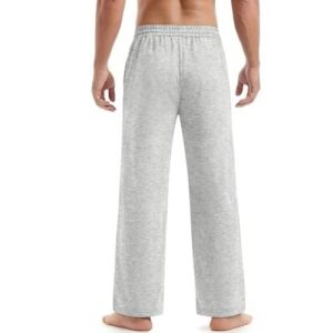 男士直筒瑜伽长裤 (弹力腰双口袋轻薄健身休闲) 50%OFF