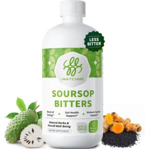 Soursop 刺果番荔枝苦味液促进消化健康 非转基因 16 液量盎司 -52%