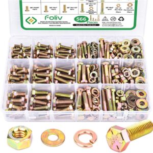 Foliv 566 件升级版 8 级螺栓分类套件 566pcs -65%