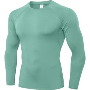 SPVISE Compression Shirt Long Sleeve Men Dry Fit Sports Tops Workout Athletic Running T-Shirts Active Base Layer Undershirts -82%