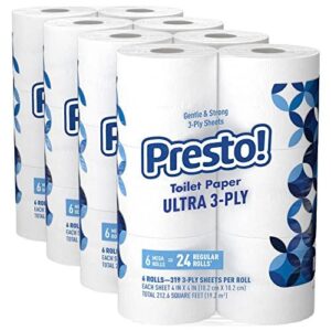 亚马逊品牌 - Presto！FSC认证 319张卷装卫生纸 20%OFF