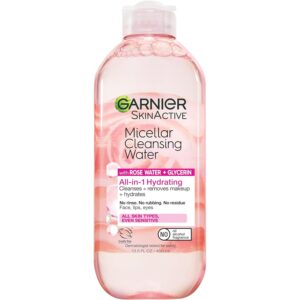 Garnier 卡尼尔胶束水 含玫瑰水和甘油 13.5 液量盎司(400 毫升) 1 Count -26%