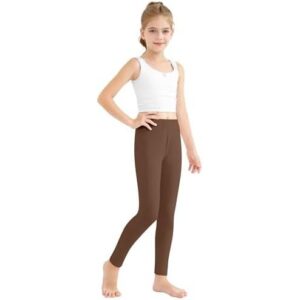 Resinta Girl's Cotton Footless Leggings Toddler Girls Stretchy Basic Leggings Pull On Tights for Everyday Wear 50%OFF