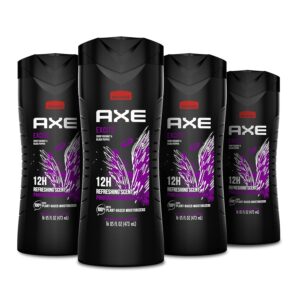 男士沐浴露 (长效清爽 / 植物保湿四瓶装) 52%OFF