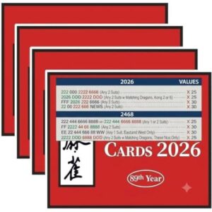 2026 美式麻将规则卡四件套 50%OFF