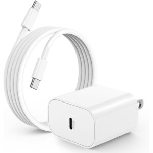 iPhone 17 16 15 充电器,20W USB-C 快速充电块插头-50%