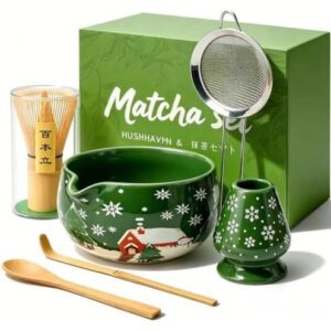 六件套抹茶器具 (含茶碗茶筅全套冲泡配件) 50%OFF