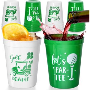 高尔夫派对装饰杯，Let's Par-Tee单身派对塑料杯 -37%