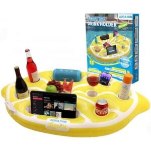 Inflat泳池派对用充气柠檬浮漂吧台 50%OFF