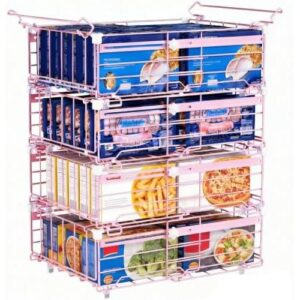 四层冷冻收纳盒 (可伸缩堆叠/分装冷冻食材) 50%OFF